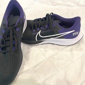 NEW Nike TCU AIR ZOOM Purple/Black  size 11.5